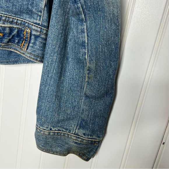 Hollister Surf 1972 Denim Jacket With Stud Details Size Medium - Picture 13 of 14